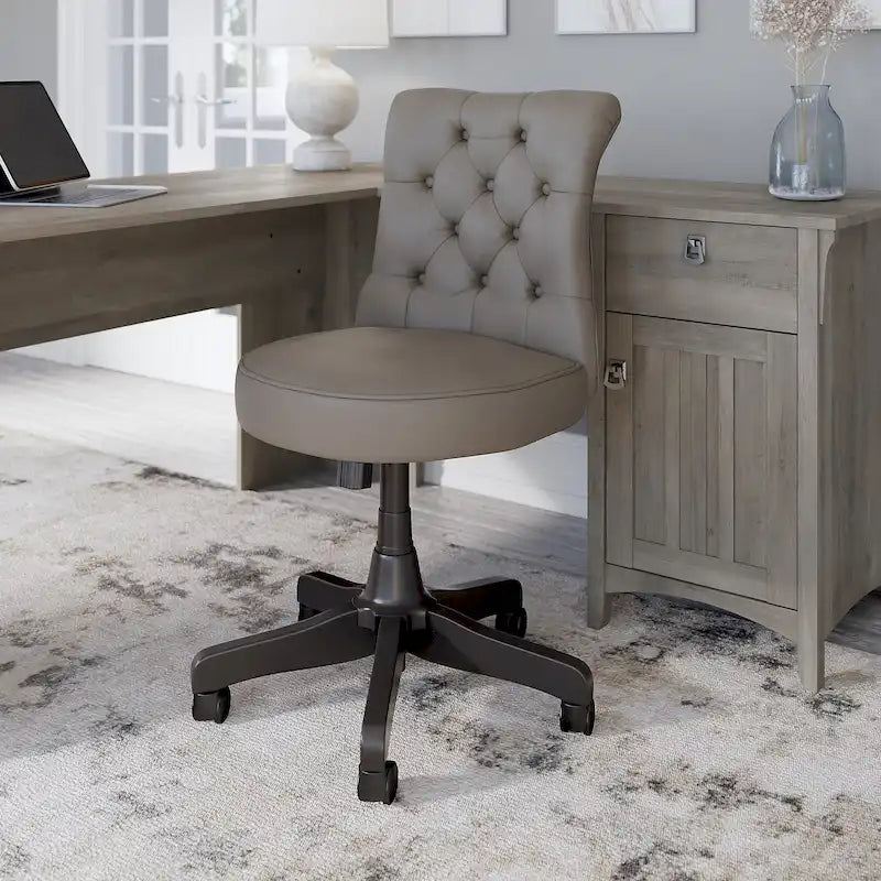 Salinas Mid Back Tufted Office Chair by Bush Furniture