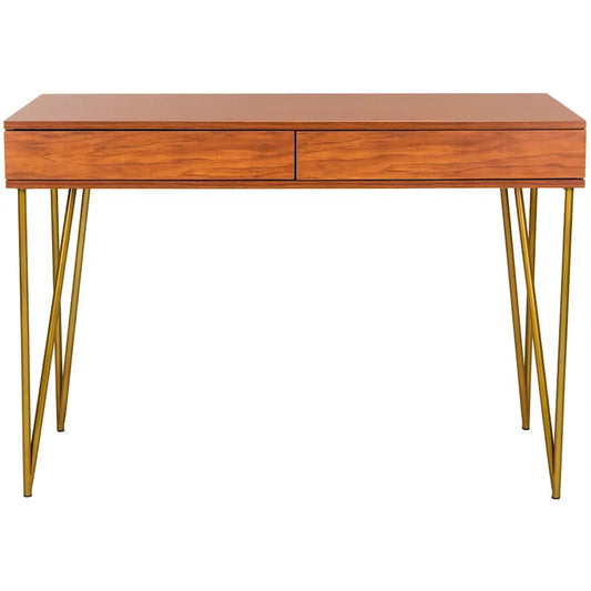 SAFAVIEH Pine Natural 2-drawer Desk