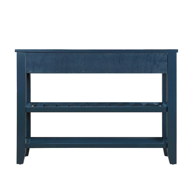Versatile Wooden Console Table with Storage and Stylish Design for Home Decor