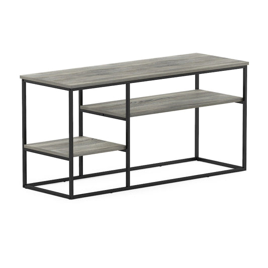 Furinno Moretti Modern Lifestyle TV Stand for TV up to 50 Inch, Columbia Walnut