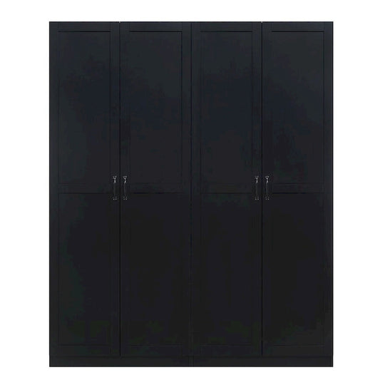 Manhattan Comfort Hopkins Modern 7 Shelf Freestanding Storage Closet Set of 2