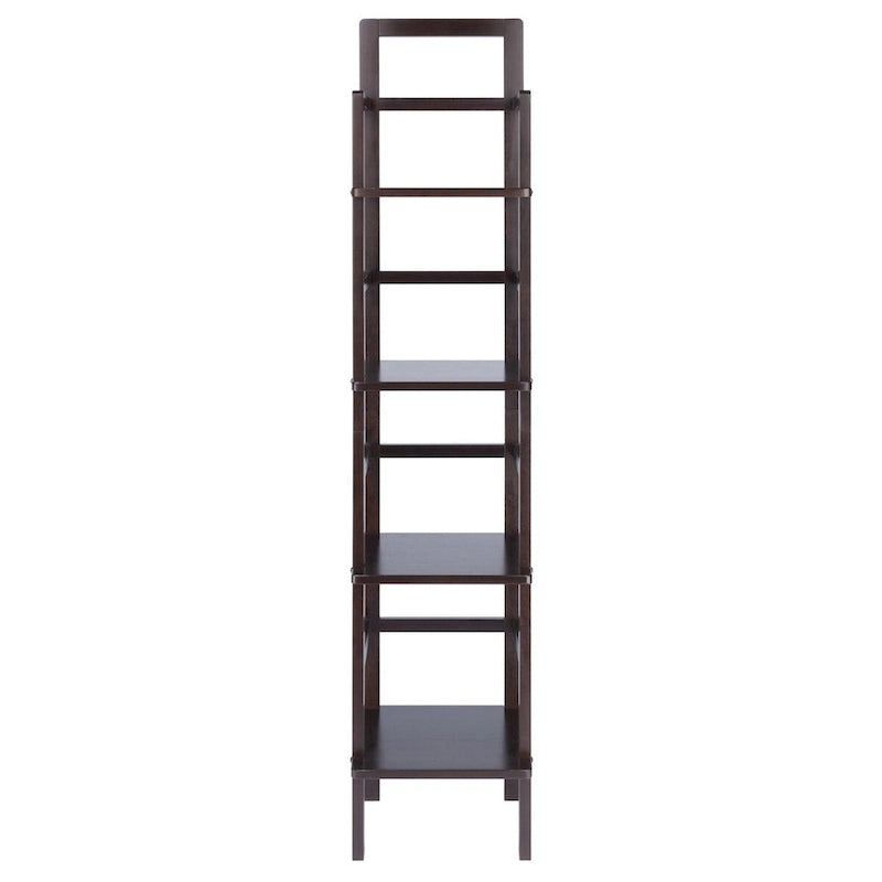 Aiden Baker's Rack, Narrow, Coffee - 14.72 x 13.86 x 70.71 inches