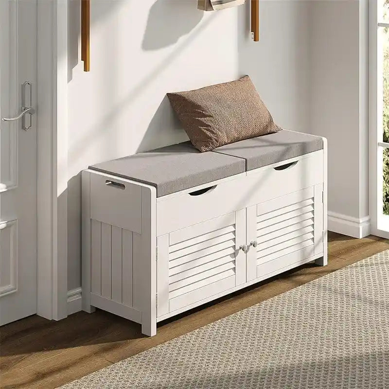Shoe Storage Bench - 13.78 D x 29.53 W x 19.69 H