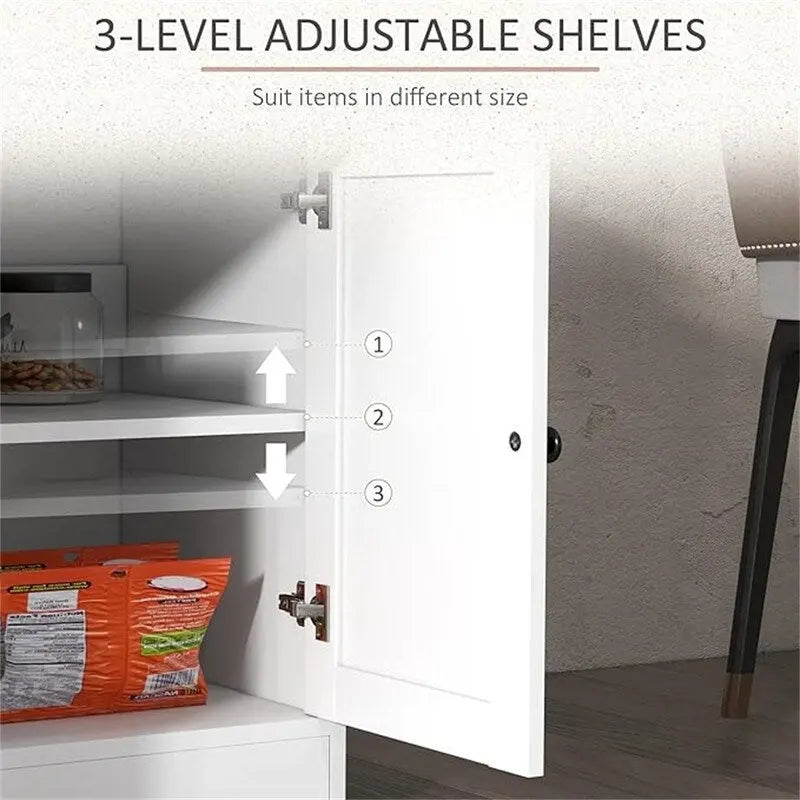 Buffet Sideboard Cabinet - 14.5 D x 47.75 W x 29.5 H