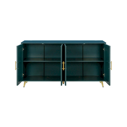 60 TV Stand with Antique Handles, Storage & Adjustable Shelves