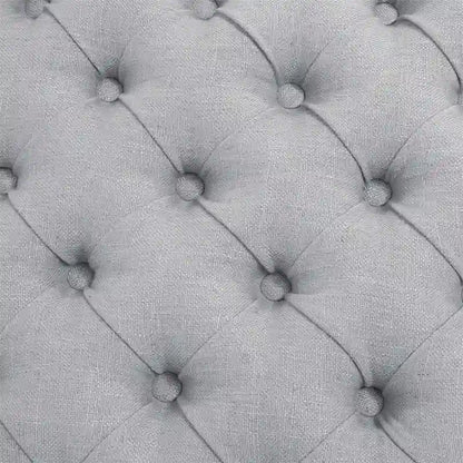 Upholstered Storage Bench with Arms and Concealed Compartment