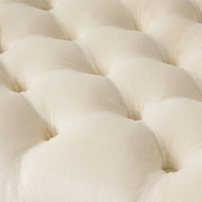 Upholstered Storage Bench with Arms and Concealed Compartment