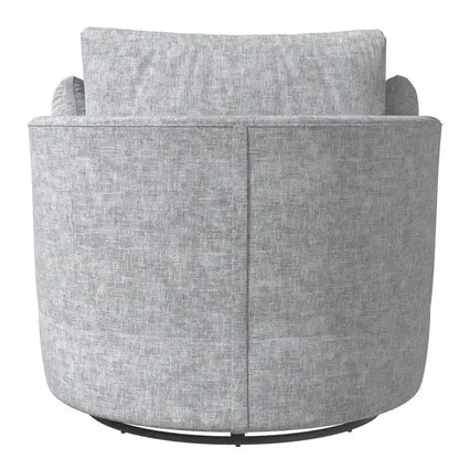 Chenille Swivel 34.7  Wide Soft Modern Upholstered Accent Chair