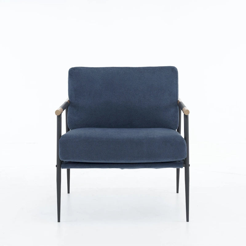 Chenille Swivel 34.7  Wide Soft Modern Upholstered Accent Chair