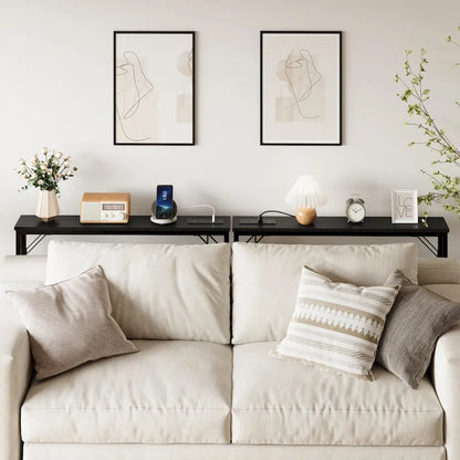 5.9 Narrow Sofa Table with Outlets