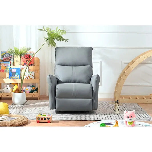 Power Swivel Rocker Recliner Chair for Adults, 270 Swivel Rocking Recliner Chair,Electric Small Recliners, for Living Room