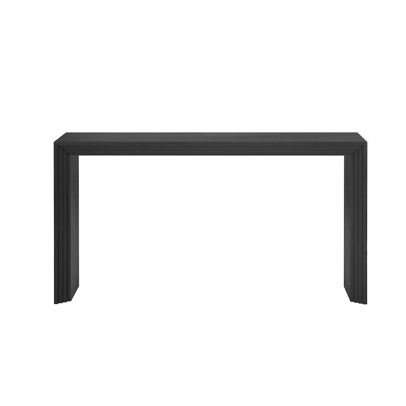 Modern Style Console Table made of Paulownia Solid Wood Veneer,Suitable for Foyer, Living Room, or Entryway