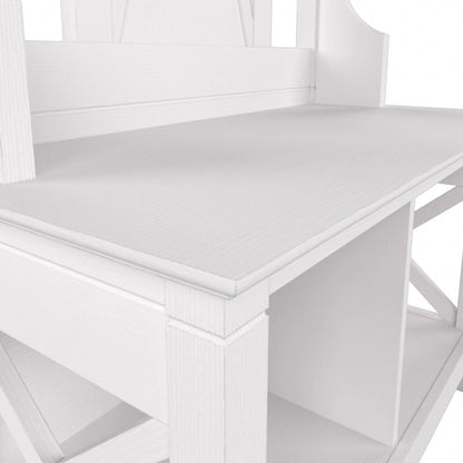 Key West Hall Tree with Shoe Storage Bench by Bush Furniture