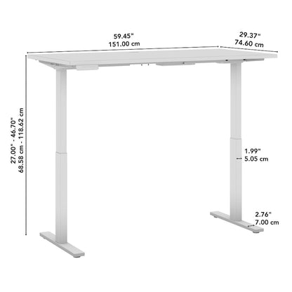 Bush Business Furniture Move 60 Series 60x30 Adjustable Standing Desk