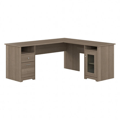 Cabot 72W L Shaped Computer Desk with Storage by Bush Furniture