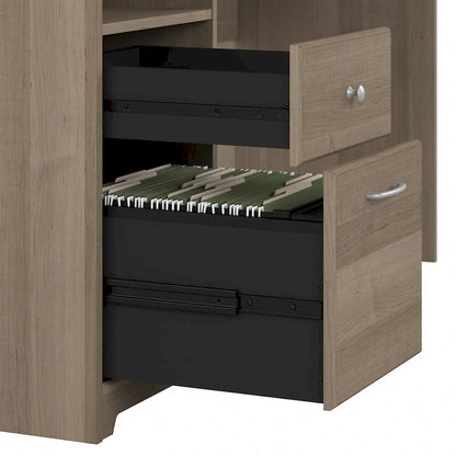 Cabot 72W L Shaped Computer Desk with Storage by Bush Furniture
