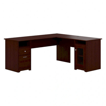Cabot 72W L Shaped Computer Desk with Storage by Bush Furniture