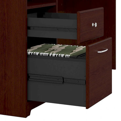 Cabot 72W L Shaped Computer Desk with Storage by Bush Furniture