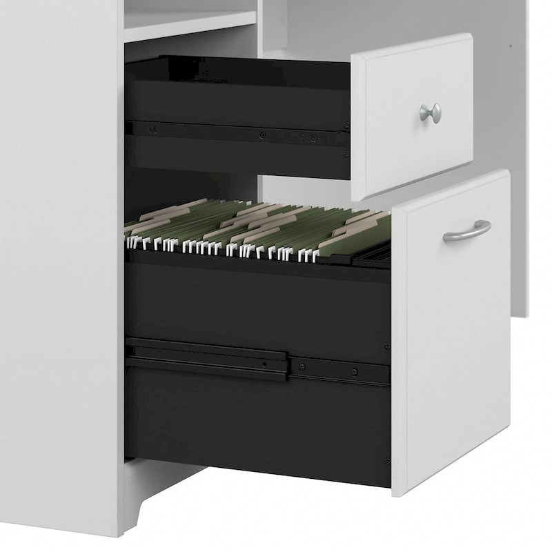 Cabot 72W L Shaped Computer Desk with Storage by Bush Furniture