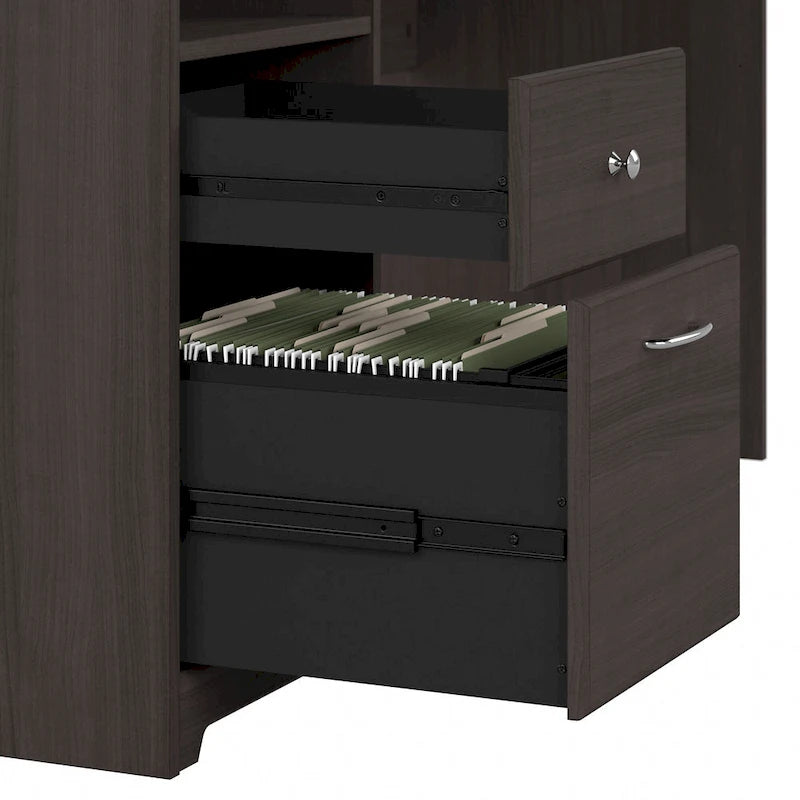 Cabot 72W L Shaped Computer Desk with Storage by Bush Furniture