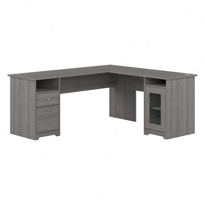 Cabot 72W L Shaped Computer Desk with Storage by Bush Furniture