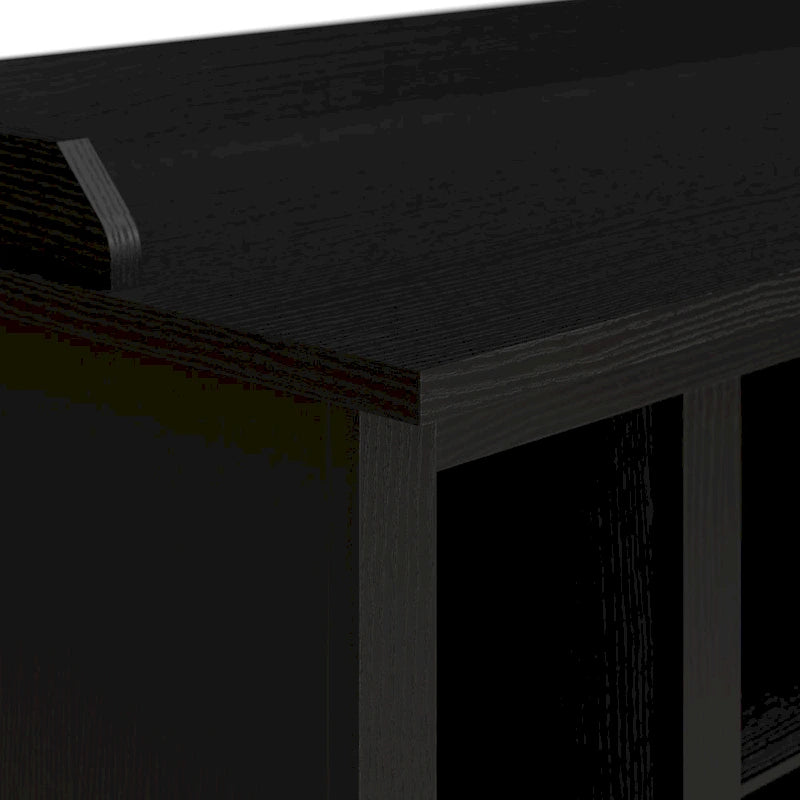 Woodland 40W Shoe Storage Bench with Shelves by Bush Furniture