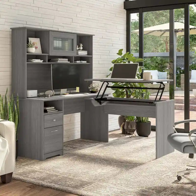 Bush Furniture Cabot 60W Computer Desk with Drawers and Storage