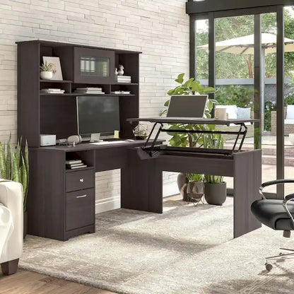 Bush Furniture Cabot 60W Computer Desk with Drawers and Storage