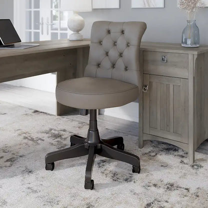Salinas Mid Back Tufted Office Chair by Bush Furniture