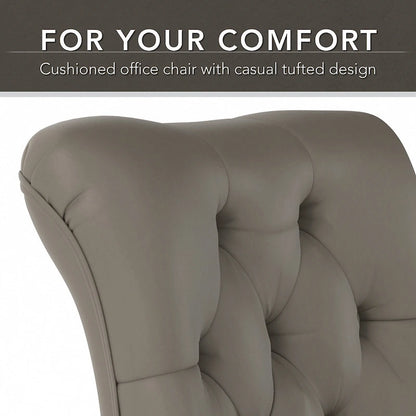 Salinas Mid Back Tufted Office Chair by Bush Furniture