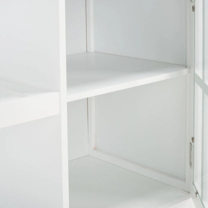 SAFAVIEH Fawn 1-Door 2-Drawer 2-Shelf Kitchen Cart - 33.5 W x 16.9 L x 35 H - 33Wx17Dx35H