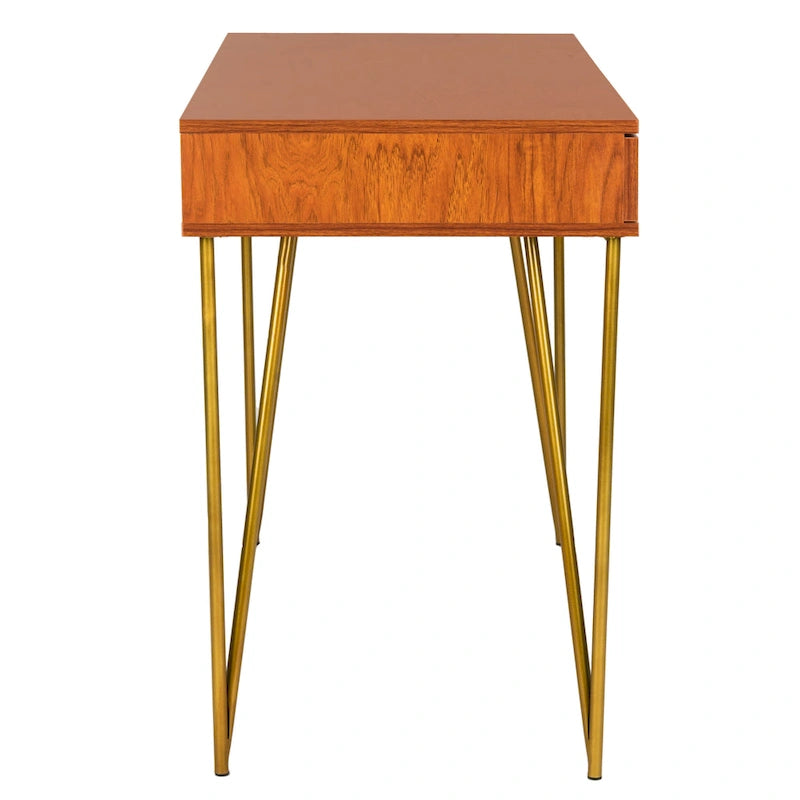 SAFAVIEH Pine Natural 2-drawer Desk