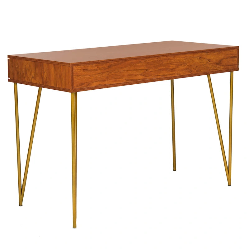 SAFAVIEH Pine Natural 2-drawer Desk