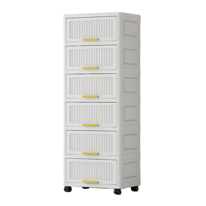 Kitchen Carts, Flip Open Storage Box With Wheels, Movable Storage Cabinet, Kitchen Shelf, Movable Storage Box-White