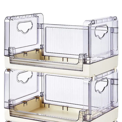 Javlergo 3 Tier Utility Carts, Rolling Metal Storage Cart with Handle and Lockable Wheels, Multifunctional Storage Shelves