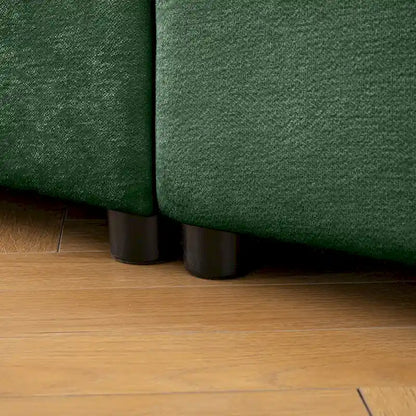 Chenille Upholstered L-Shaped Modular Sectional Sofa with Storage Seat, DIY Combination