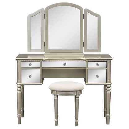 Laro Wood Vanity Set with Mirror by GDFStudio