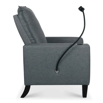 Adjustable Recliner Sofa with Built-in Cup Holder & Storage Compartment