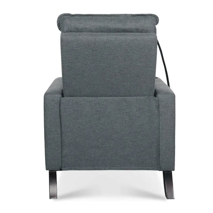 Adjustable Recliner Sofa with Built-in Cup Holder & Storage Compartment