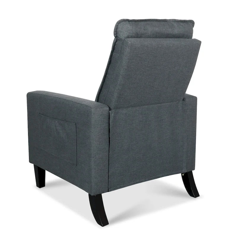 Adjustable Recliner Sofa with Built-in Cup Holder & Storage Compartment