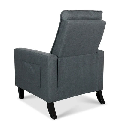 Adjustable Recliner Sofa with Built-in Cup Holder & Storage Compartment