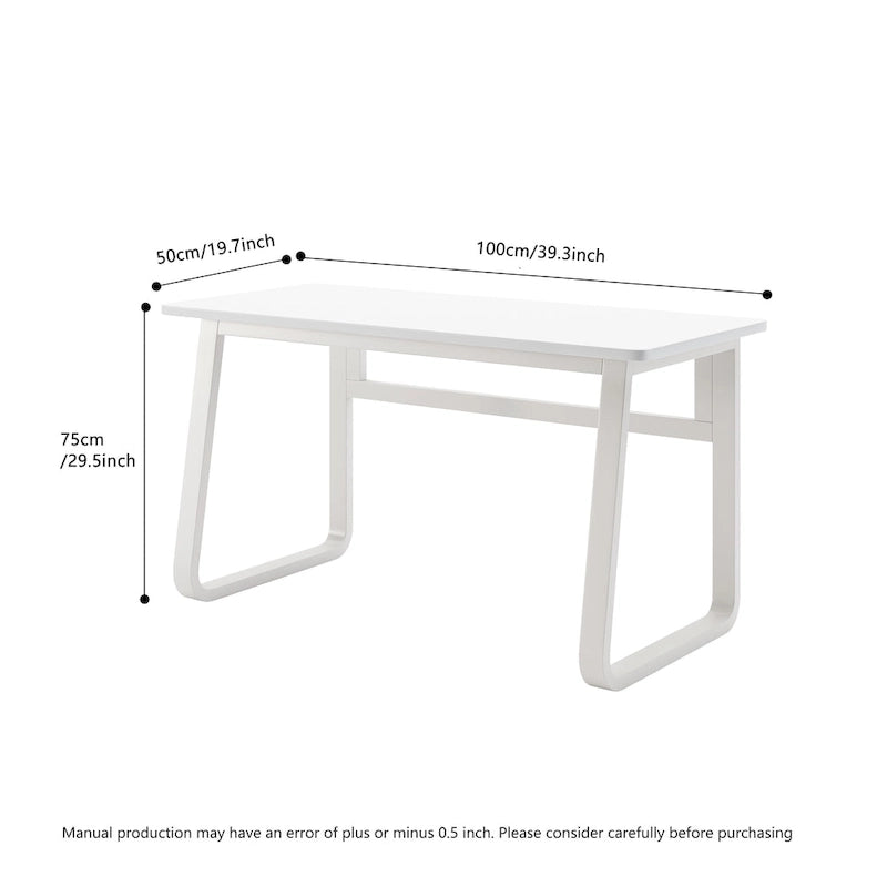 Minimalist Computer workbench Student writing Desk with Spacious Surface for Home Office or Study Areas