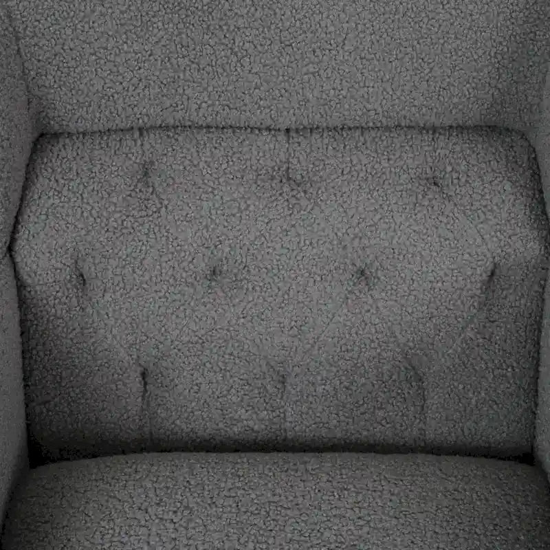 Roomfitters Upholstered Accent Chair Tufted Armchair for Living Room and Bedroom