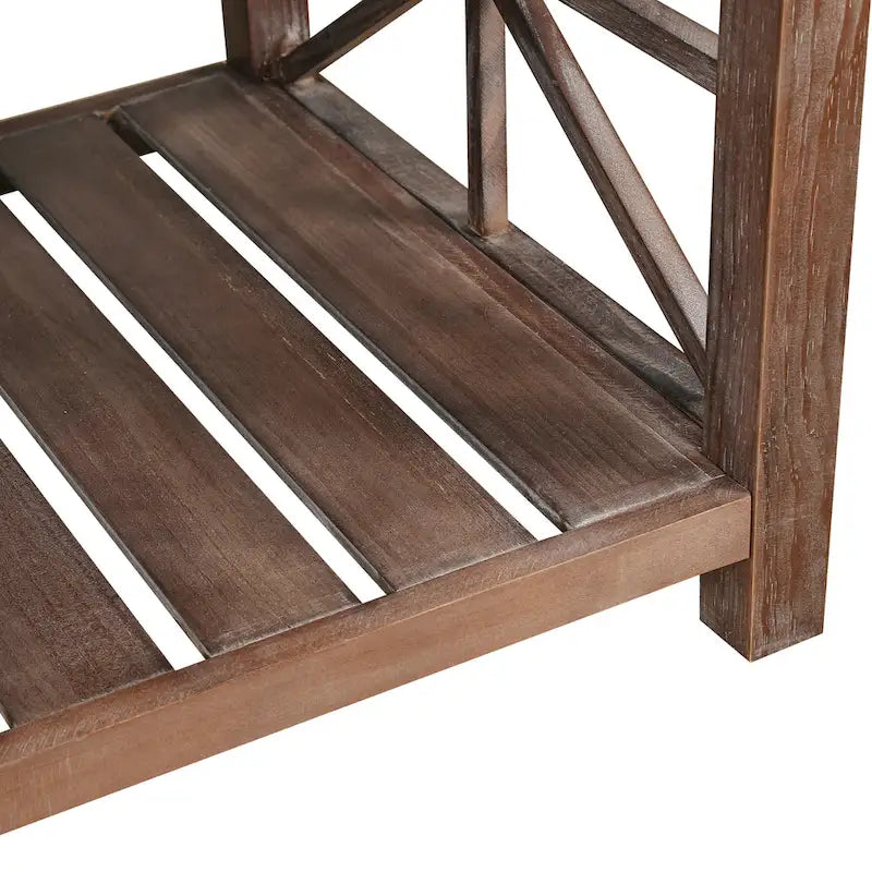 47  Modern Farmhouse Coffee Table with Storage Shelf