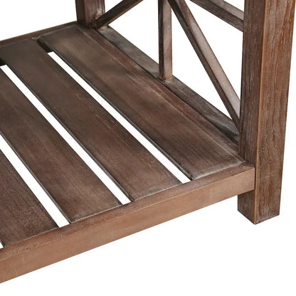 47  Modern Farmhouse Coffee Table with Storage Shelf