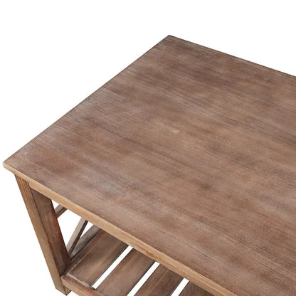 47  Modern Farmhouse Coffee Table with Storage Shelf