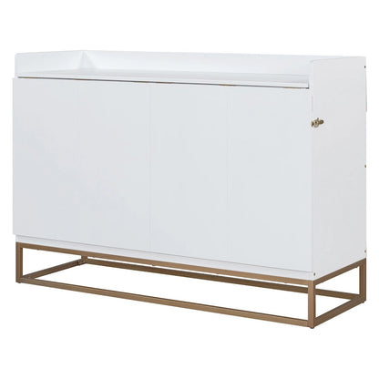 Queen Murphy Bed with Cabinet Design, Multi-Functional, 400lb Capacity