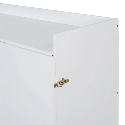 Queen Murphy Bed with Cabinet Design, Multi-Functional, 400lb Capacity
