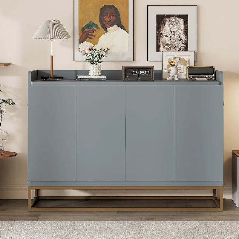 Queen Murphy Bed with Cabinet Design, Multi-Functional, 400lb Capacity