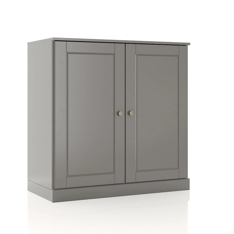 Palace Imports 100% Solid Wood 32  Bathroom Cabinet with Solid Doors, 2-Drawers and Adjustable Shelves